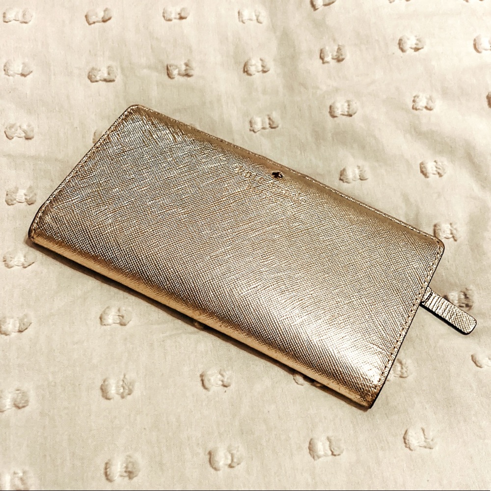 Kate Spade Bifold Wallet - Gold